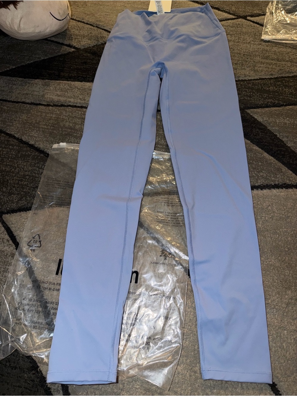 lululemon athletica Light Blue High-Rise Leggings
